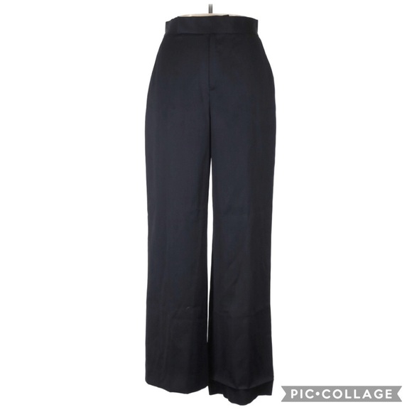 Linda Allard Ellen Tracy Wool High Rise Wide Leg Pants - Picture 1 of 3